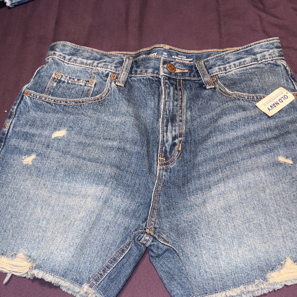 Old Navy Blue Denim Cutoff Shorts